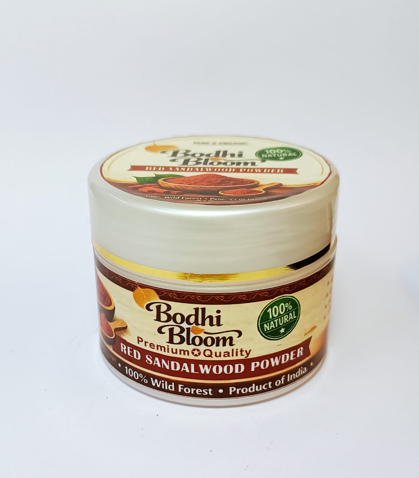 Bodhi Bloom Red Sandalwood Powder Jar
