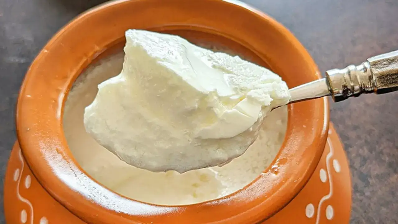 Curd and lemon